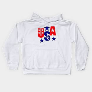 4th of July USA Independence Day Kids Hoodie